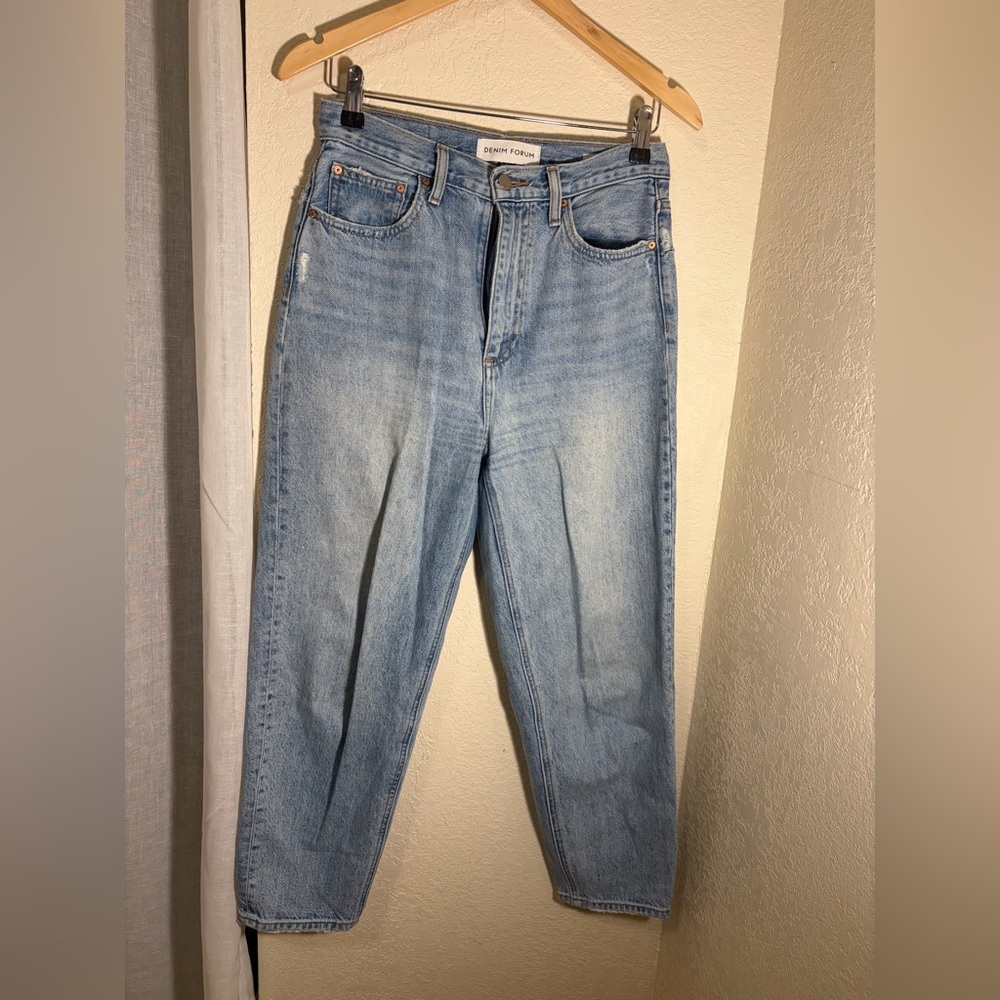Denim Forum Gia High Rise Carrot Jeans